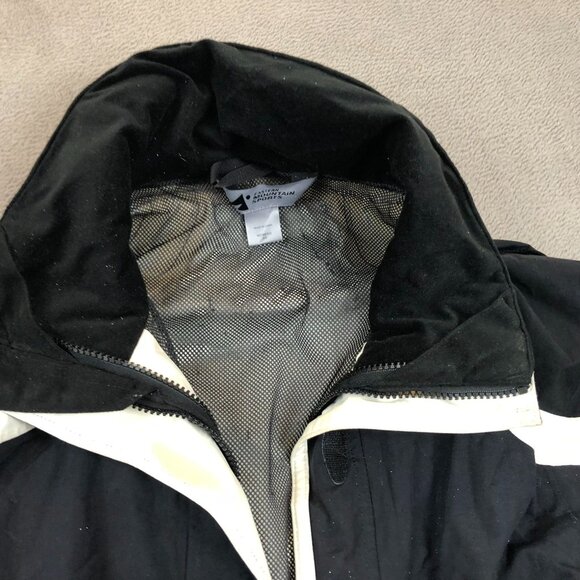 Eastern Mountain Sports Womens Hooded Hiking Jacket XS Black Packable Full Zip - Picture 8 of 16